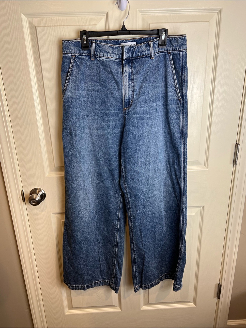 The loft  The Trouser Wide Leg Relaxed Jeans in Blue 31 12
